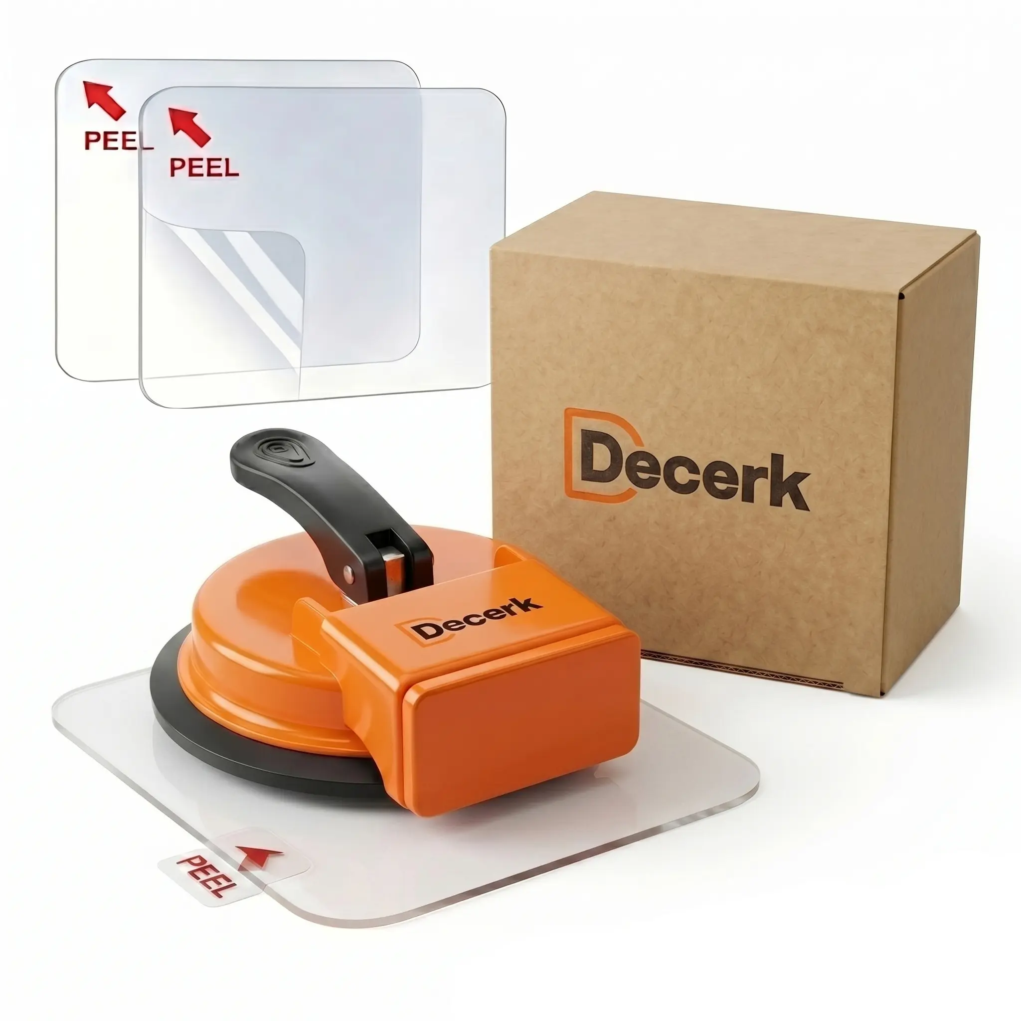 DECERK Floor Gap Fixer Tool, Plank Gap Repair Kit, Upgraded Heavy Duty Suction Cup Laminate Flooring Tool