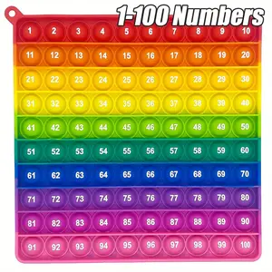 Math Games Featuring Numbers 1-100 And 1-200, Designed As a Fidget Toy for Quick Push Practice. These Educational Tools Are Perfect for Teaching Mathematics to Children Aged 3 And Up, Making Great Gifts for Classrooms