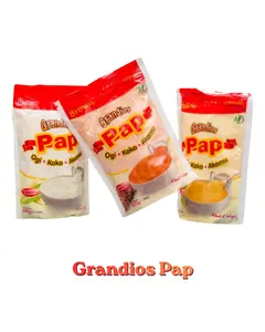 500 g Natural Fermented Corn Porridge (Ogi, Brown Pap) - Grandios Pantry Food, Easy Digestion Breakfast Cereal, Digestive Support Corn Cereals, Versatile All-Ages Item