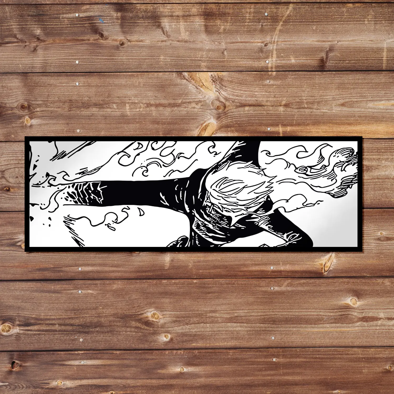 Sanji Vinyl Sticker - Handmade JDM Slapper Sticker for Waterproof Window, Laptop, Kindle, and Water Bottle