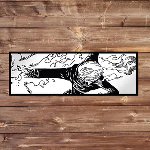 Sanji Vinyl Sticker - Handmade JDM Slapper Sticker for Waterproof Window, Laptop, Kindle, and Water Bottle