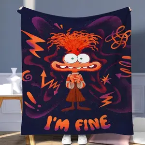 Cartoon Character Pattern Blanket, Soft Plush Comfort Blanket, Suitable For use on Sofas, Reclining Chairs, and Beds. It is an Ideal Gift for Children, Adults, Wives, or Oneself. Multiple Sizes are Available for Selection.