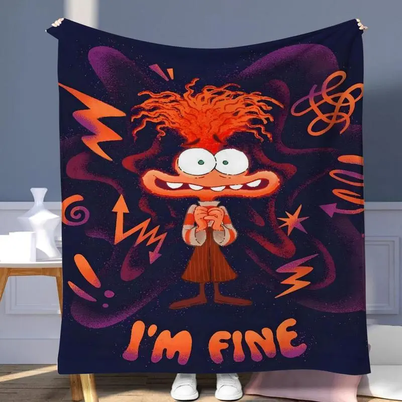 Cartoon Character Pattern Blanket, Soft Plush Comfort Blanket, Suitable For use on Sofas, Reclining Chairs, and Beds. It is an Ideal Gift for Children, Adults, Wives, or Oneself. Multiple Sizes are Available for Selection.