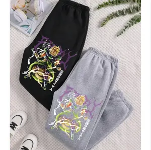 Vintage DBZ Broly Anime Sweatpants, Gym Sweatpants, Pump Cover, Gift for Him, Fitness Gift, Weightlifting Pants