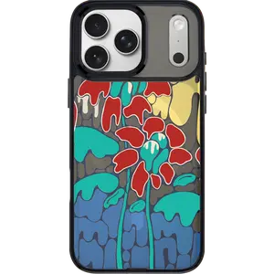 THE HOOD The Dancing Couple GoldenSnap Magnetic Interchangeable Protective Phone Case Compatible with MagSafe, Cute Pink Heart & Bow Print Case for iPhone 17 Pro Max / iPhone 17 Pro / 17 / Air / 16 Pro Max / 16 Pro / 15 Pro Max / 15 Pro