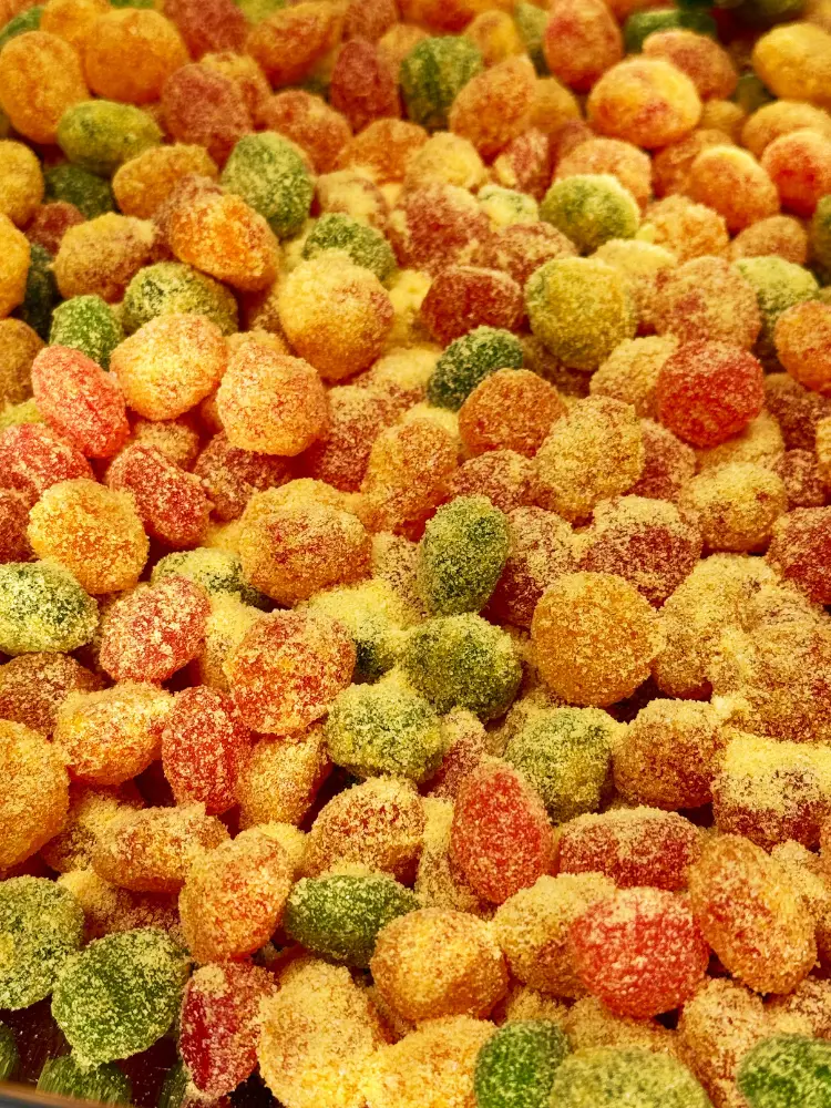 Sour Kings Candy - Pineapple Sour Gusher Bursts - Viral Sour Candy Snack