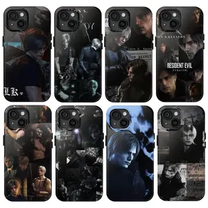 Resident Evil Phone Case Leon Kennedy Cover Suitable for iPhone 17-11 Pro Max/Plus and  Samsung Galaxy S23-25