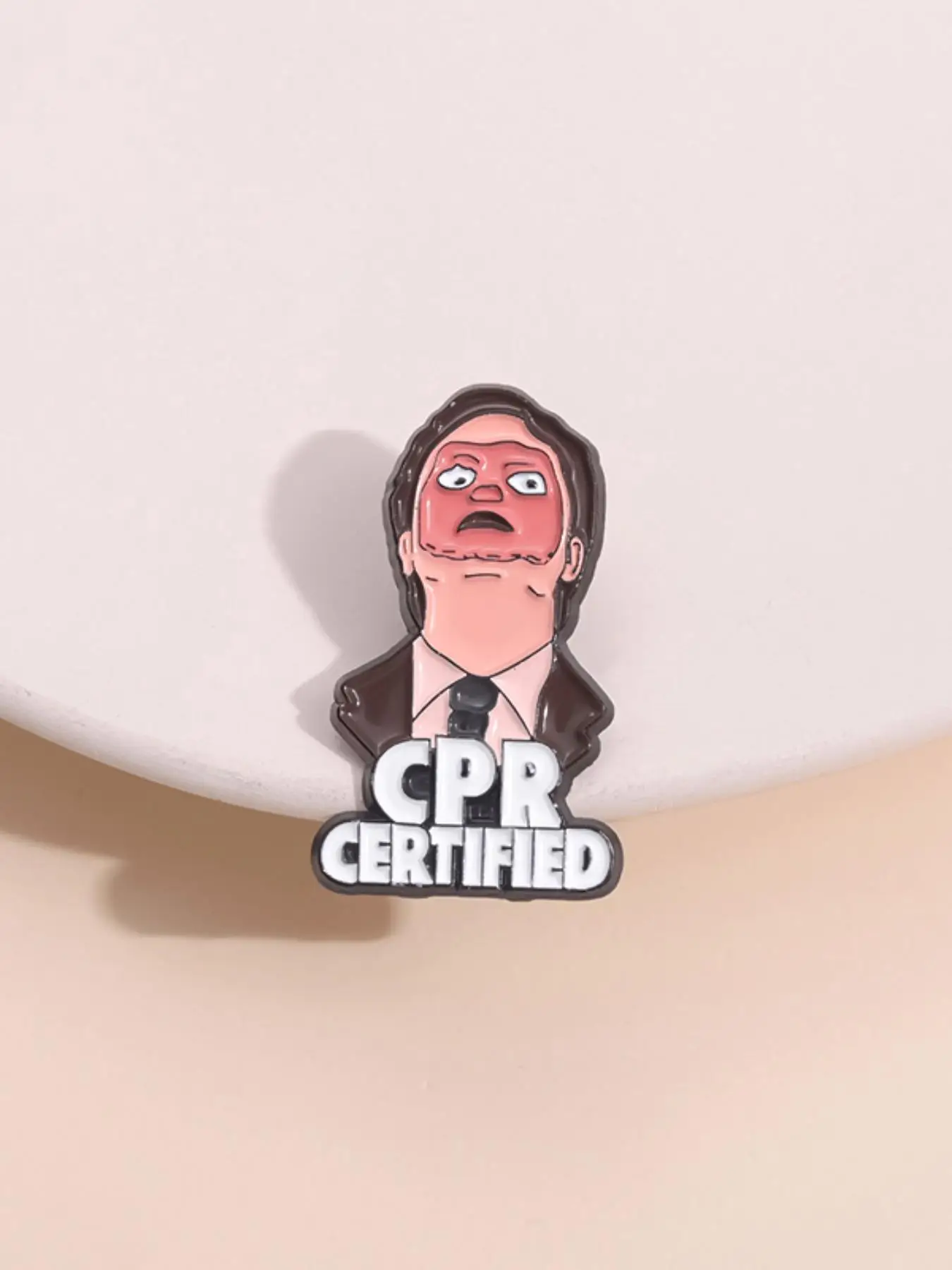 Cartoon Letter Pattern Brooch, Anime Character Design Brooch, Fashion Accessories for Men & Women, for Daily Clothing Decor