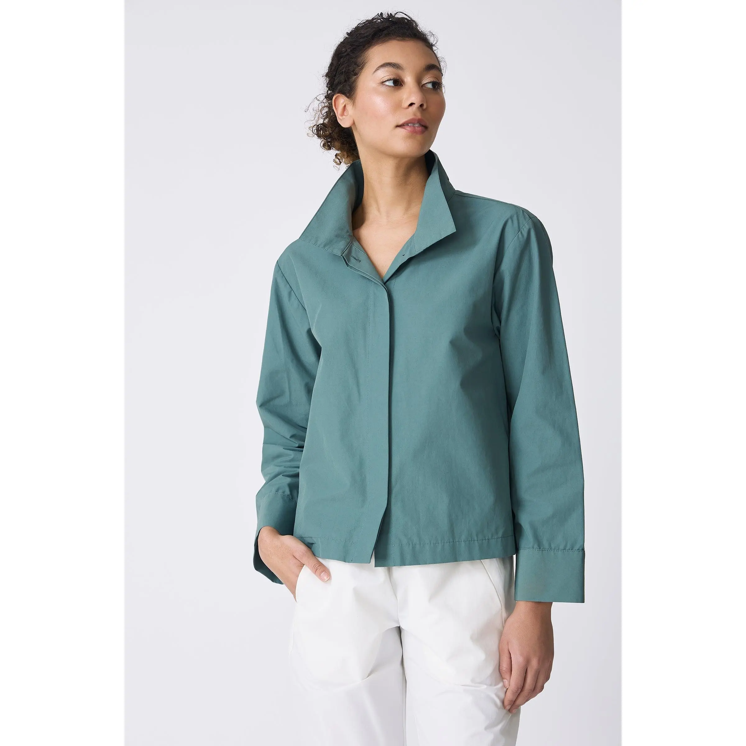 Peggy Shirt Jacket Sage