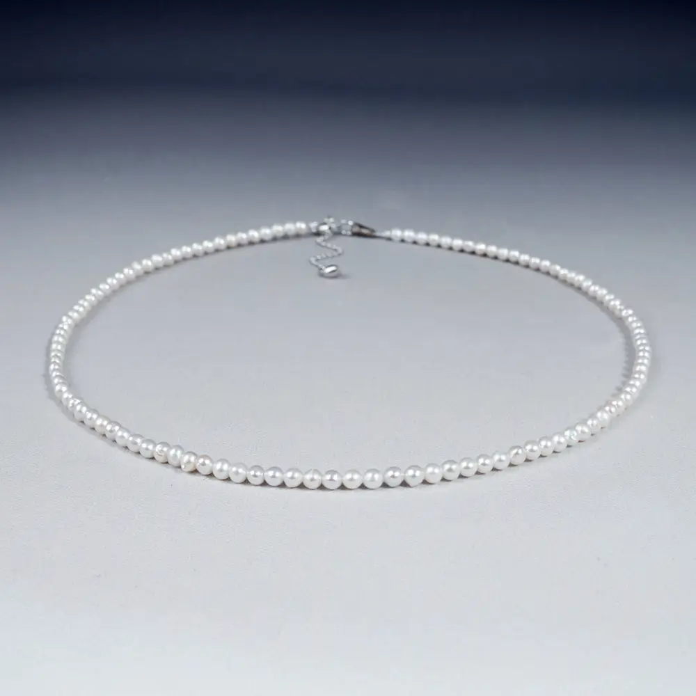 HY006 3.5-4.5mm baby Pearl necklace fresh water pearls