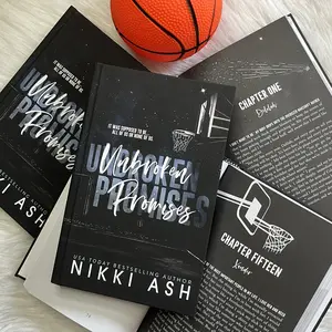 Unbroken Promises: a basketball MFM/MF/MM romance by Nikki Ash (Signed Hardback)