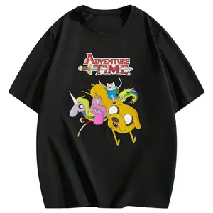 Finn & Jake Ride Out, Adventure Time Shirt, Y2k Shirt, Y2k Clothing, Vintage Graphic Tee, Unisex Cotton Crewneck T-Shirt Menswear Womenswear Underwear Streetwear Top