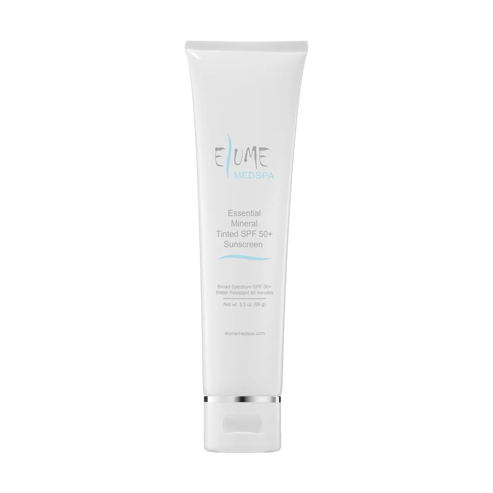 Elume Tinted Mineral Sunscreen SPF 50+ with Zinc Oxide and Titanium Dioxide, Broad Spectrum Face Sunscreen with Hyaluronic Acid for Sensitive and Post-Procedure Skin, 3.5 oz
