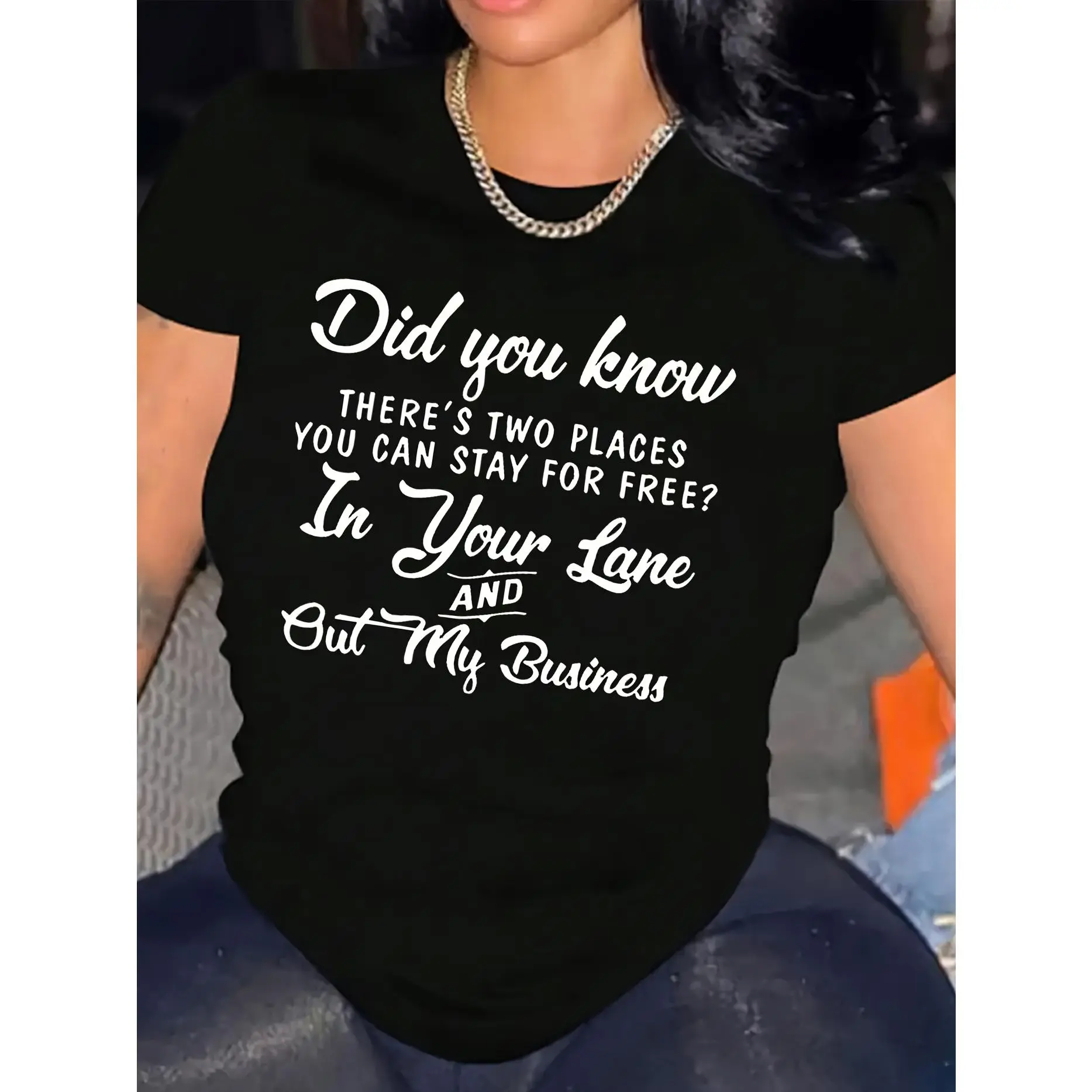 Ladies Casual T-Shirt Fun T-shirts, Cotton T-shirts, Cute T-shirts for girls