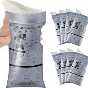 4-32pcs Disposable Emergency Urine Bag, Portable Camping Pee Bag, Travel & Car Use, Unisex Design for Adults & Kids, Hygienic Solution, Camping Accessories, Hygienic Camping Toilet