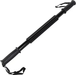 Power Twister Bar - Heavy Duty Arm Builder with 44-110lbs Adjustable Resistance for Upper Body Strength Training Workout