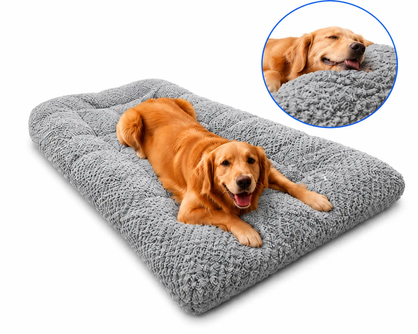 XL Large Dog Sofa Bed - Thick Super Soft Polyester Pet Bed for Dogs, 47x24in Size