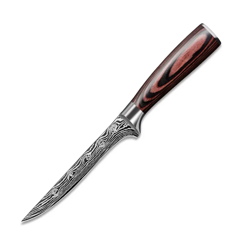 Fillet  6 Inch, Damascus Steel Boning , Professional Fish Fillet  for Meat Chicken Cutting, Meat  with G10 Ergonomic Handle  household knife   Multifunction Knife