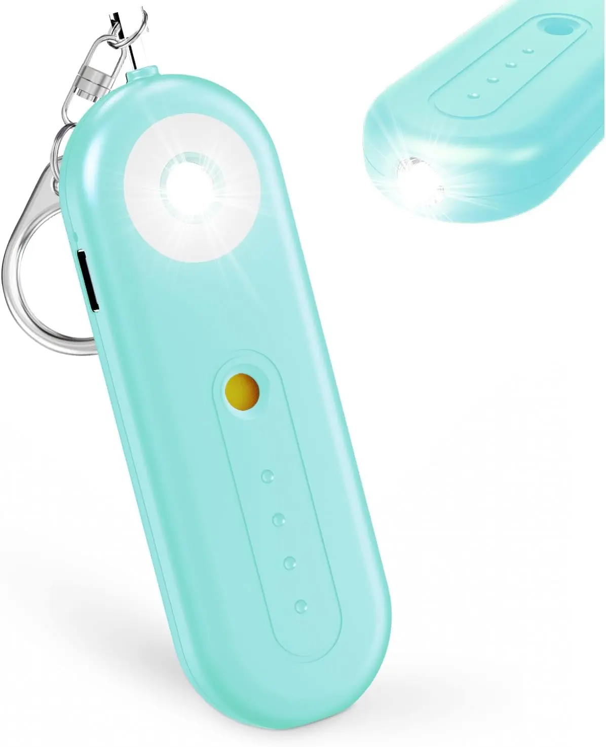 Personal Safety Alarm for Women - 130dB Self Defense Keychains Siren Whistle, Replaceable Battery with SOS LED Strobe Light - Emergency Security Safe Protection Devices for Kids Elderly