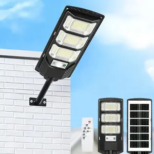 Outdoor Solar Street Light, 6500k Color Temperature, LED Solar Floodlight, Solar Flood Lights, Automatic On/off with Motion Sensor and Remote Control