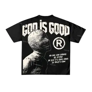 God Is Good-Vintage Destiny Mummy Graphic Cotton T-Shirt