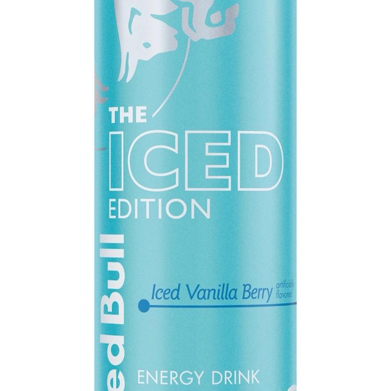 Red Bull iced vanilla berry 24 pack 12fl oz cans