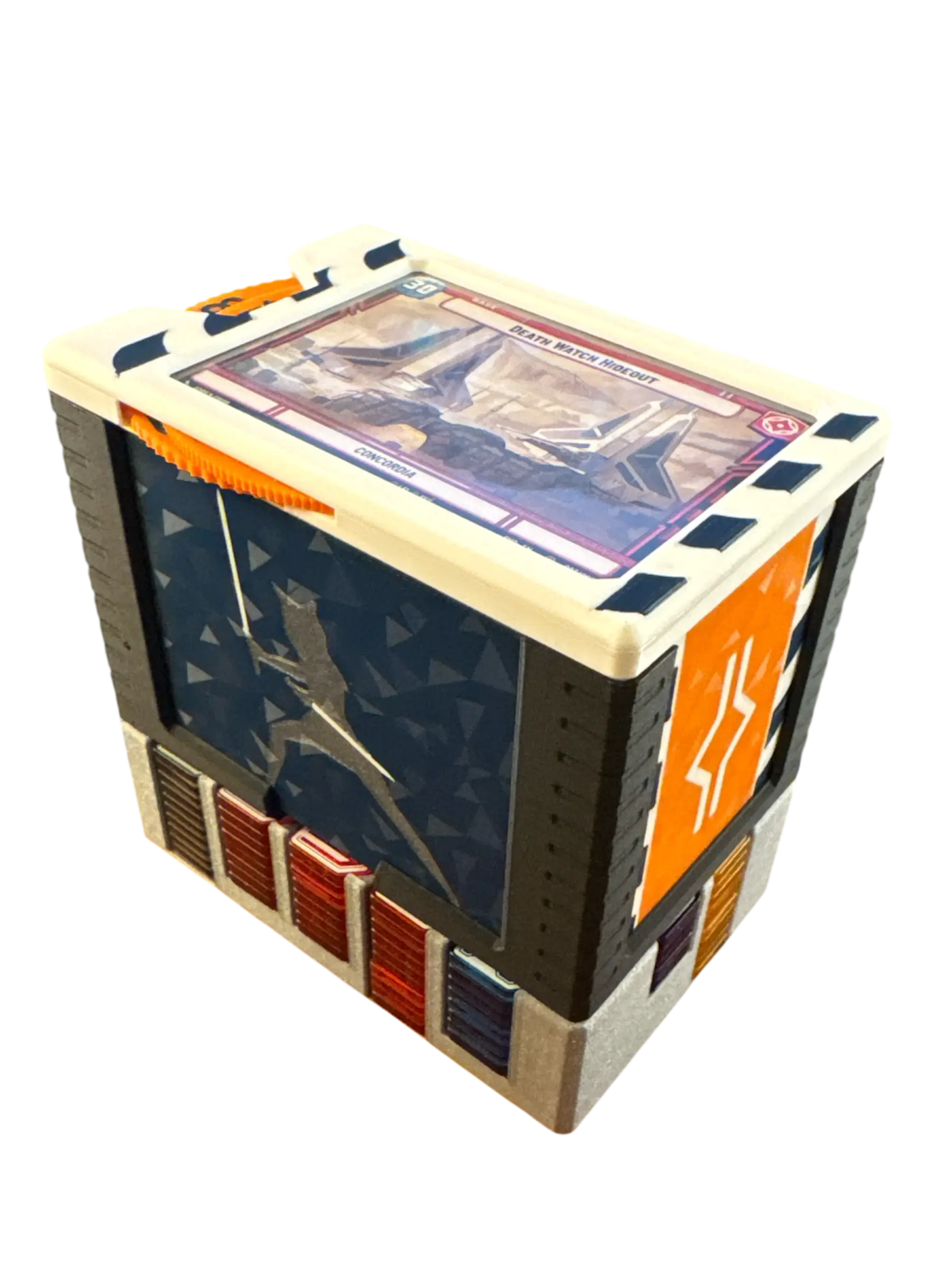 I am No Jedi! - Ahsoka Tano Inspired Deck Box for Star Wars Unlimited - 3 in 1 set with box, counter, and token tray