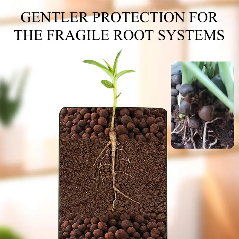 3 lb Hydroponic Planting Clay Rocks for Gardening & Bonsai Decoration - Multiple Sizes Expanded Organic Potting Soil Substrate for Excellent Drainage