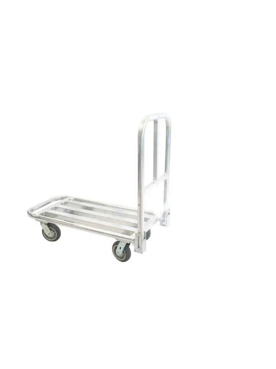 Prairie View FP18636T Folding Platform Trolley - Commercial Kitchen Use, Welded Tube Frame, 9.5x18.5x38.5 in
