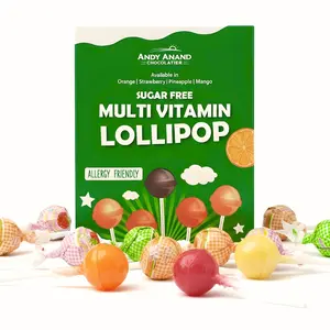 Andy Anand Sugar Free Lollipops – 29 Count Keto & Diabetic Friendly Candy, Vegan, Gluten-Free, Dye-Free, Natural Fruit Flavors, 8.8 oz