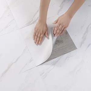 Floor stickers, bathroom imitation tiles, marble floor stickers, self-adhesive waterproof kitchen non-slip decorative floor decals, PVC Waterproof Stickers, Kitchen Bathroom Decoration, Non Slip Flooring