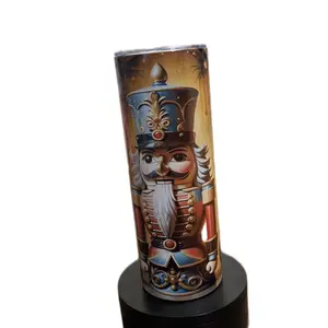 Christmas Tumbler - Festive Holiday Design for Drinks - Drinkware, Bottles