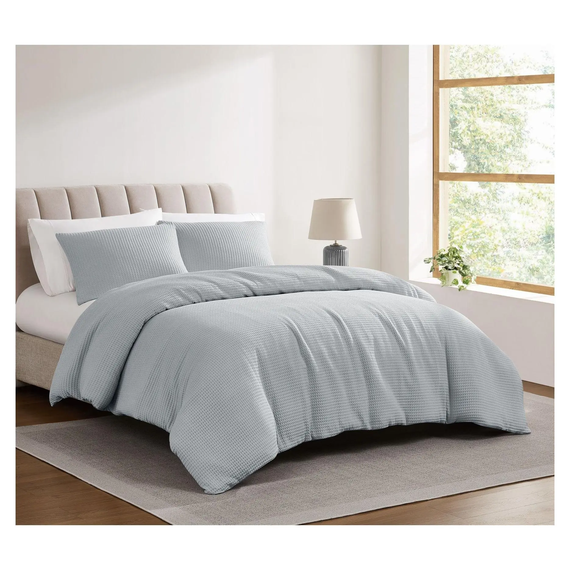 Cannon Heritage Cotton Waffle 2-Piece Twin/TXLComforter Set