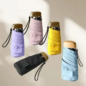 Luxurious Mini Fashion Foldable Umbrella, Sun Protection, Lightweight Design, Compact and Portable, Essential for Elegant Lifestyle
