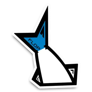 FLOP OG Logo Fishing Decal