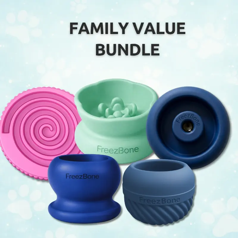 Family Value Bundle - Frozen Enrichment Toy Set for Boredom and Anxiety