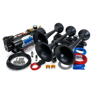 Flatlaw 3 Liter Train Horn Kit | 12-Volt | 3-4 Seconds of Honk Time