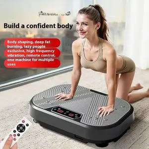 Whole Body Power Board Standing 2025 New Sweat Burning Version 120 Gear Frequency Conversion Dual Digital Display Remote Control Fitness Equipment