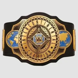 New Intercontinental Championship Wrestling Replica Title Belt 2mm Brass