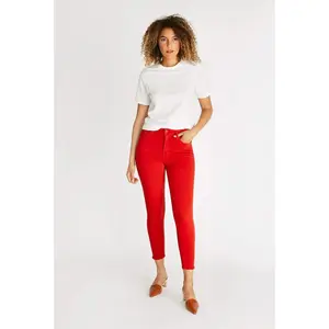 Etica Giselle Skinny Ankle Flame Denim Pants