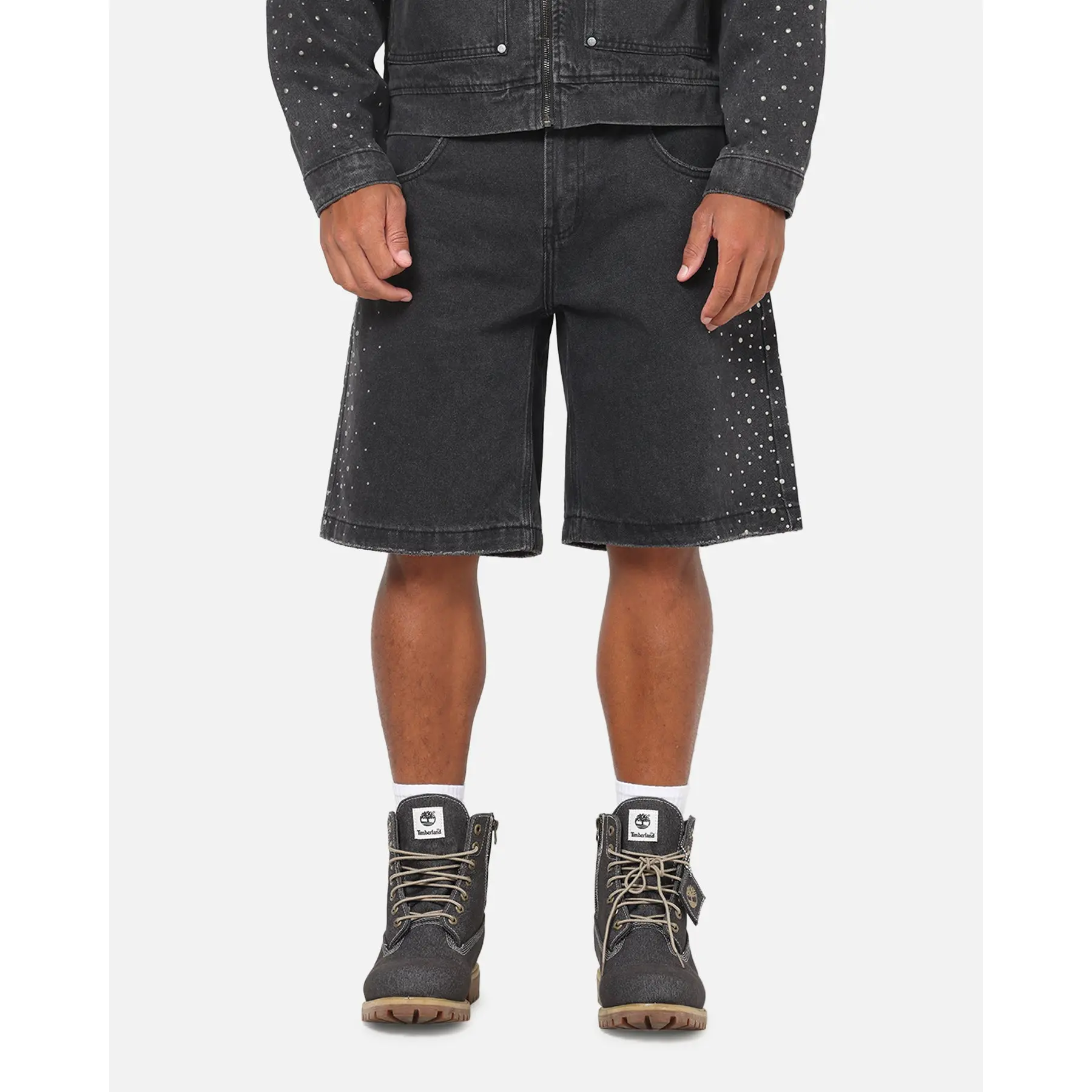 Saint Morta Amplus Divine Riot Jorts Black Shadow