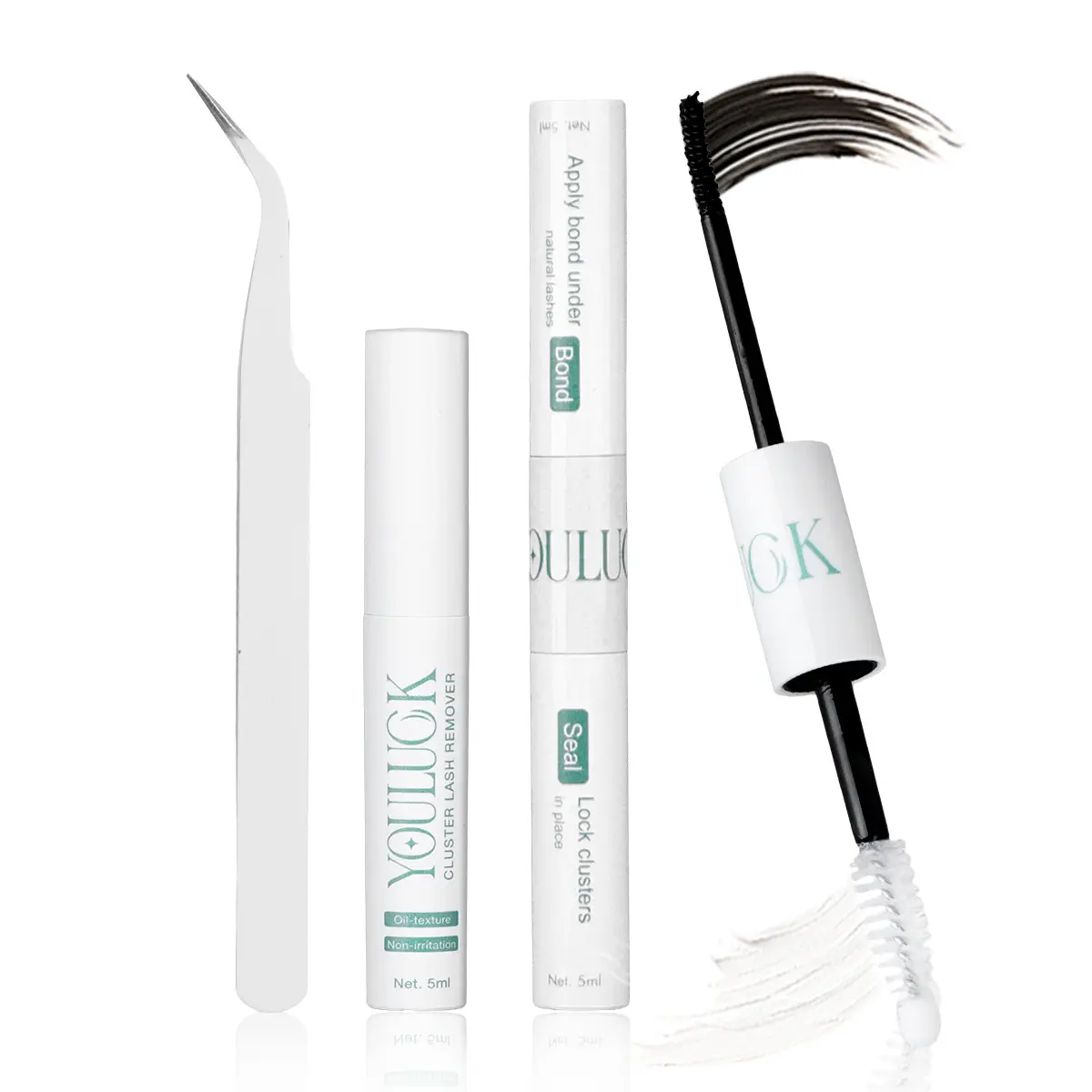 Bond Seal & Remover & Tweezers (Black Glue)