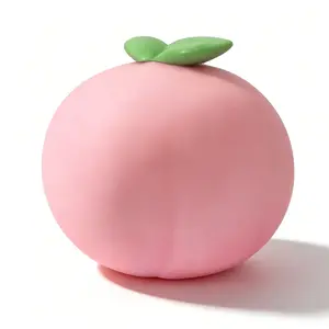 Extra Large Squishy Peach - Giant Stress Ball, Funny Adult Gag Gift, Fidget Sensory Toy for Kids with ADHD