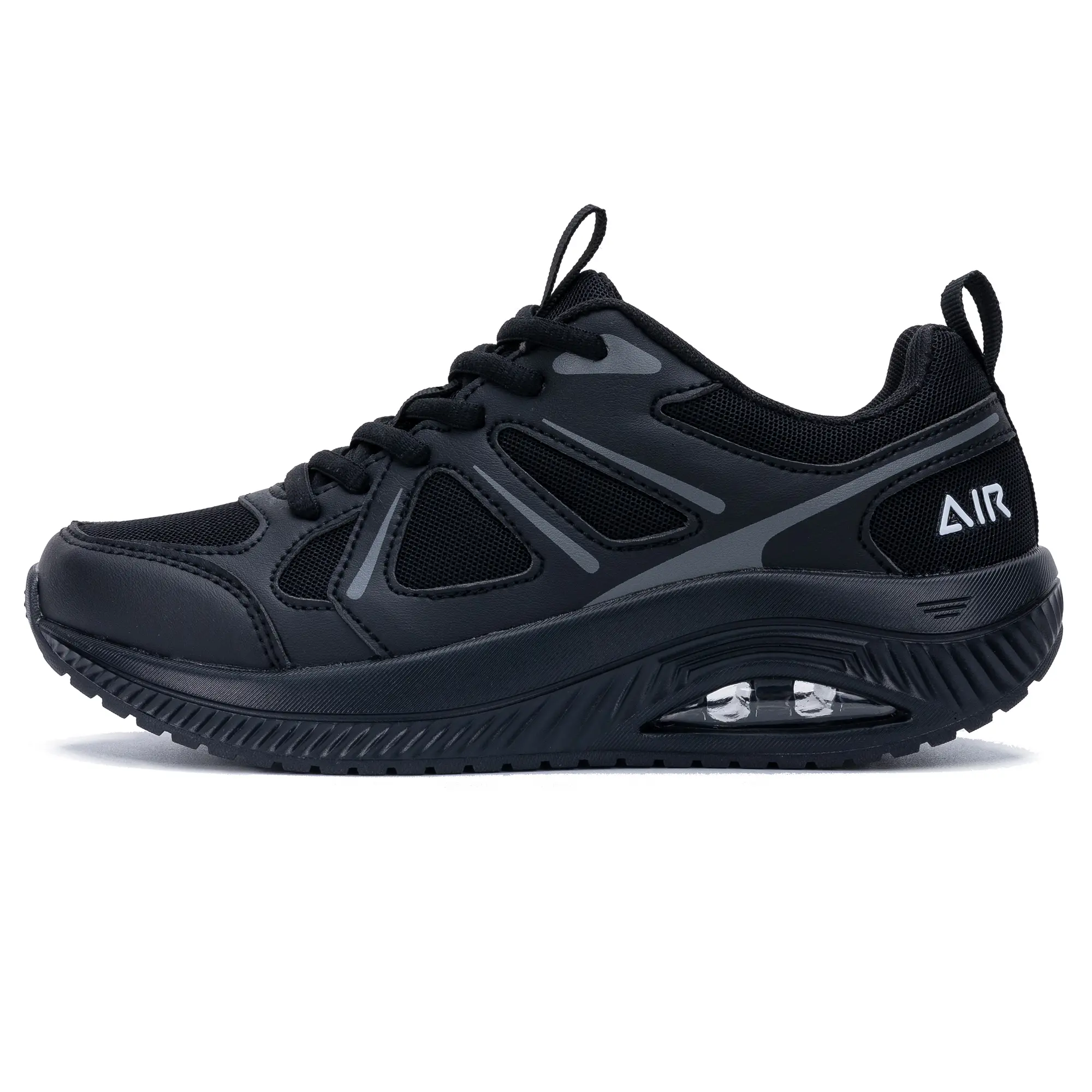 AOV Women's Leather Walking Shoes with Arch Support, Casual Athletic Sneakers with a Slightly Wide Fit for All-Day Comfort, Casual Sport Sneakers, Fitness Sneakers