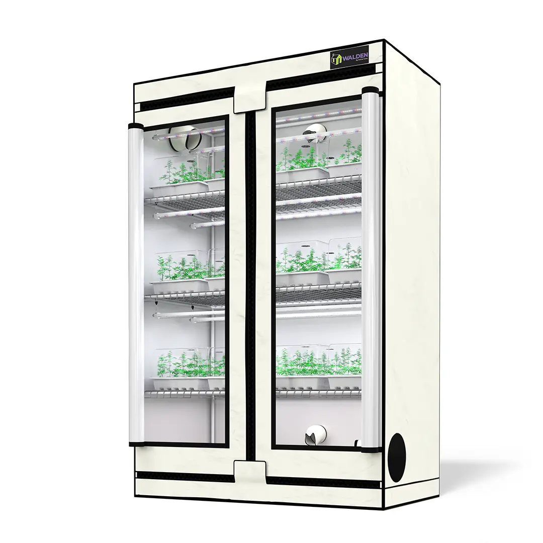 Active Grow Clones & Cuttings 3-Tier Walden White LED Grow Tent Kit