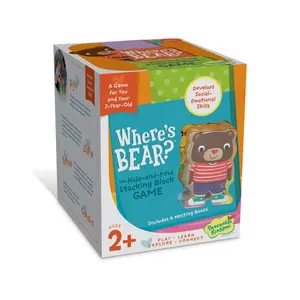Where’s Bear? — Peaceable Kingdom Hide-and-Find Stacking Block Game