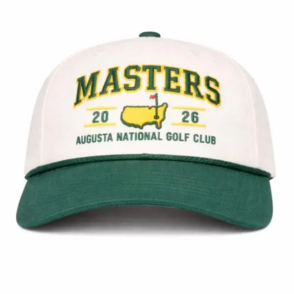 Masters 2026 Golf Hat Unisex Adjustable Baseball Cap Lightweight Adjustable Snapback Embroidery