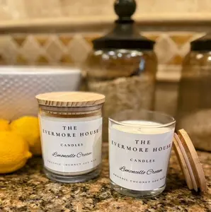 The Evermore House 8 oz Coconut Soy Wax Candle - Coconut soy wax in Various Scents