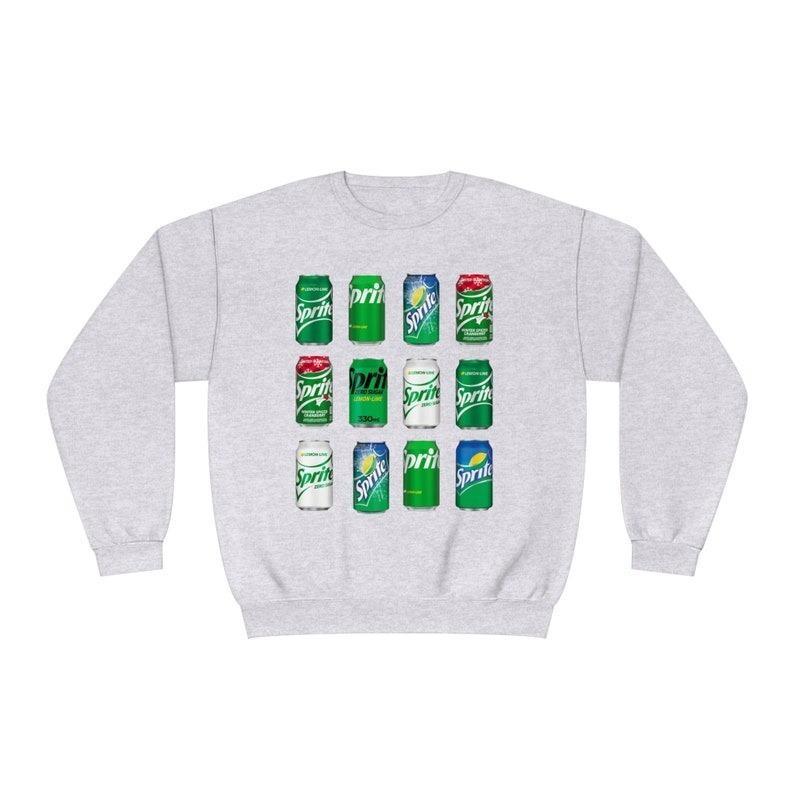 Sprite Unisex T-shirt Fun Gift For Soda Lover Retro Inspired Drink Shirt Unique Shirt For Party Or Sprite Tee Shirts, Sweatshirt, Hoodie Sweatshirt, Hoodie, Comfort Colors