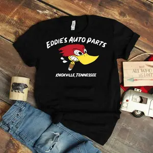 Eddie&X27;S Auto Parts Tri-Blend Funny T-Shirt